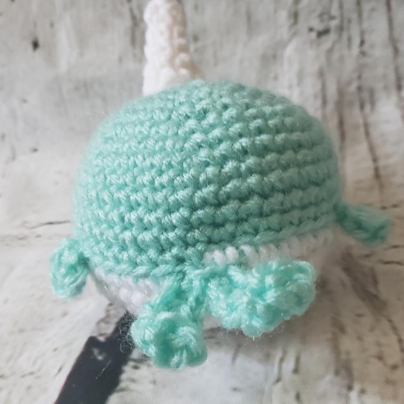 Mint Crochet Narwhal Amigurumi - Picture 10 of 11